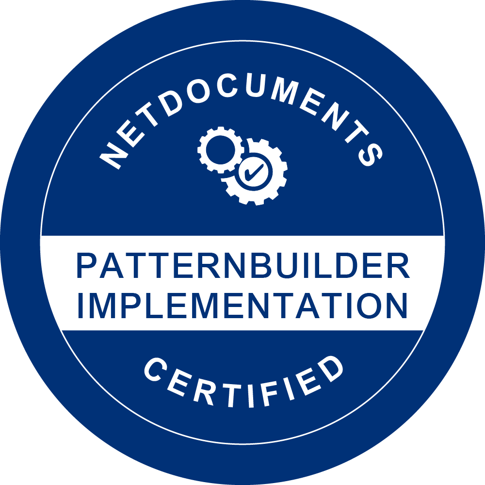 NetDocuments PatternBuilder Implementation