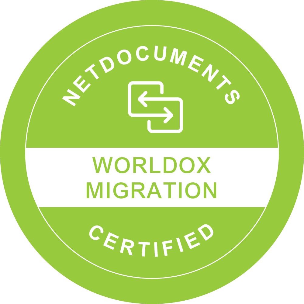 NetDocuments Worldox Migration Certified
