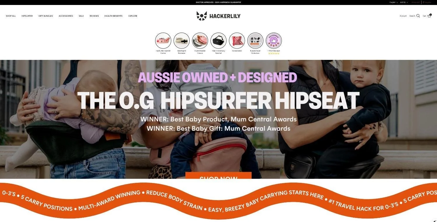 Hackerlily homepage
