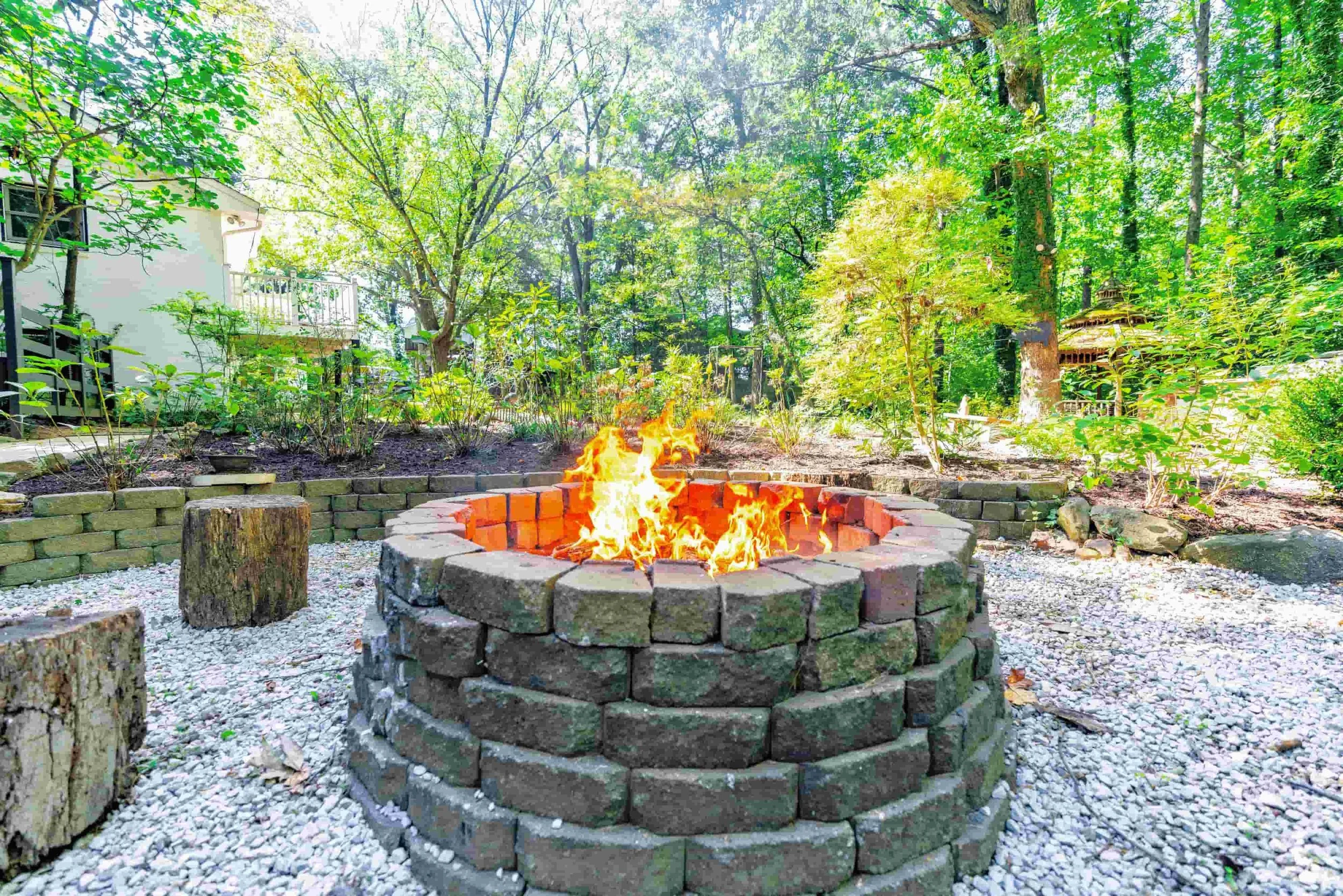 Shared Fire Pit at Maxam East Point Atlanta
