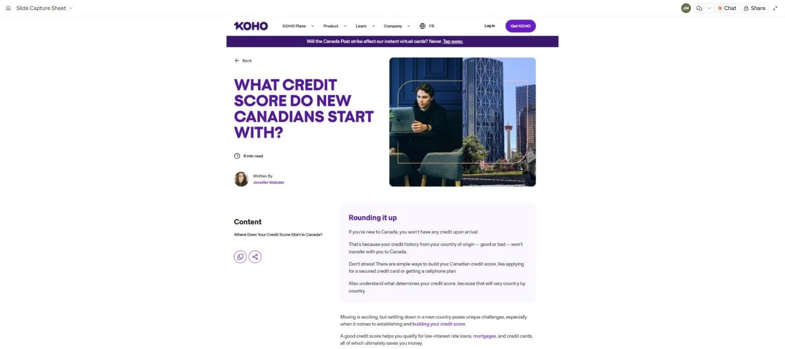 KOHO article with Jennifer Weksler byline