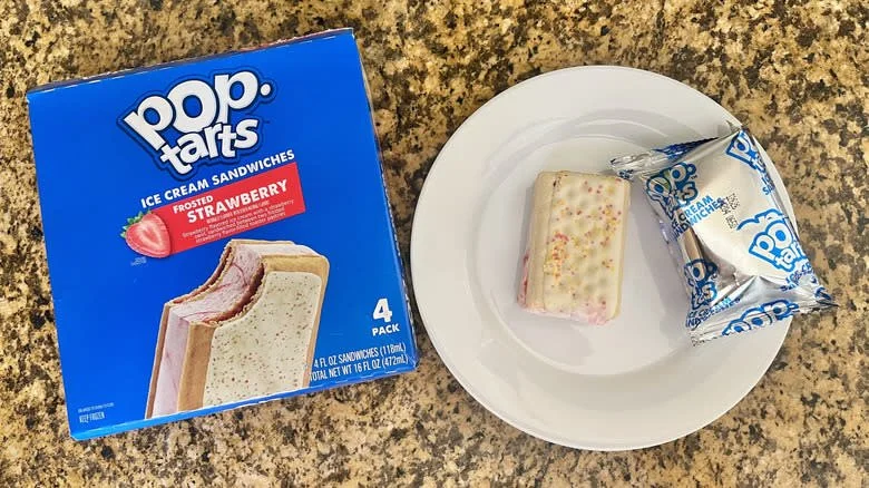 Frozen ice cream sandwich products