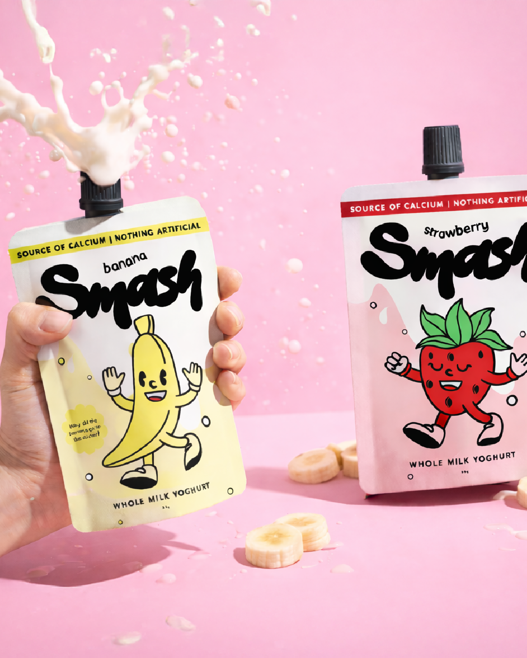 CPG FMCG Packaging Design - Yoghurt Brand - Pouch Design