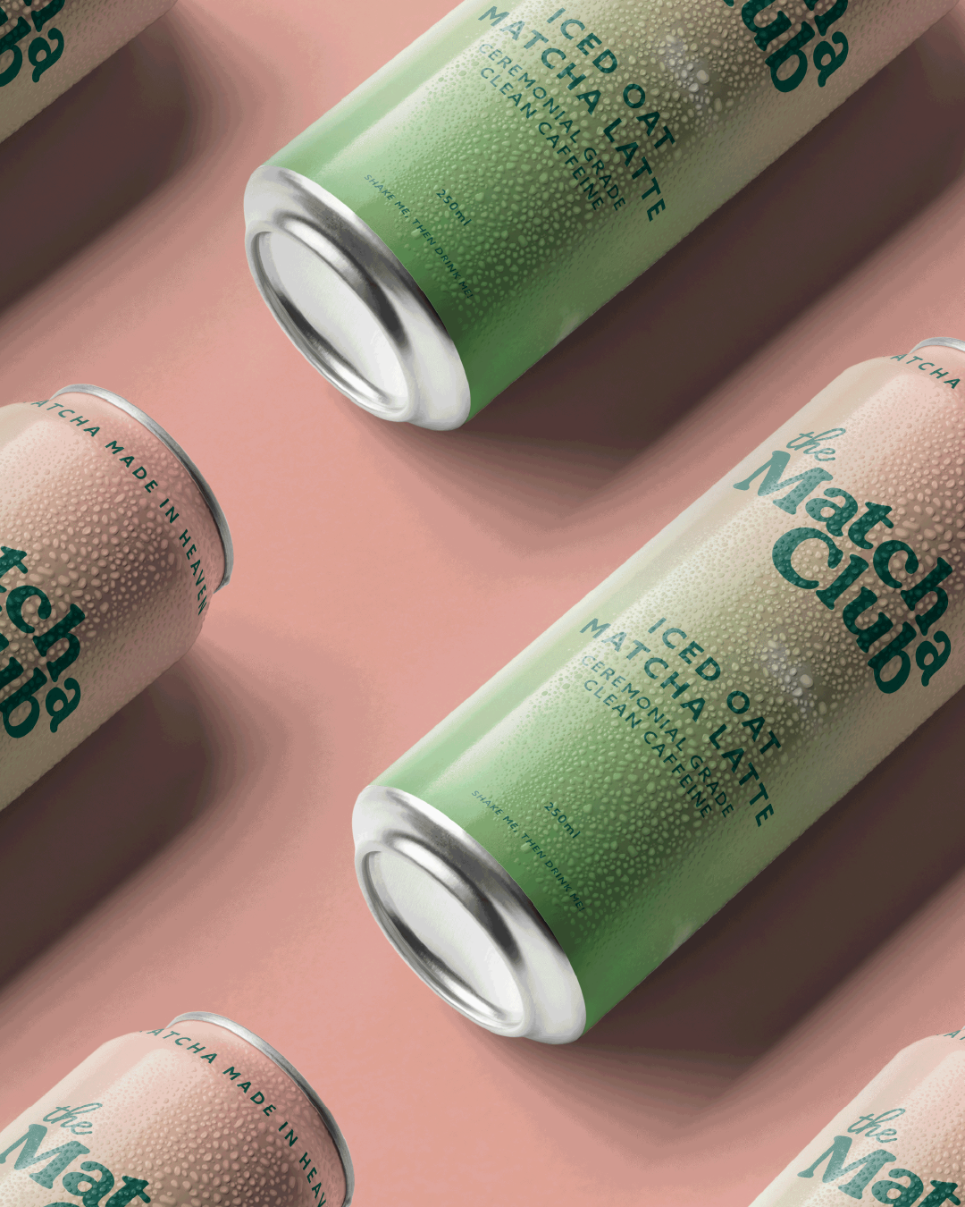 Ready to Drink Matcha Can Packaging Design