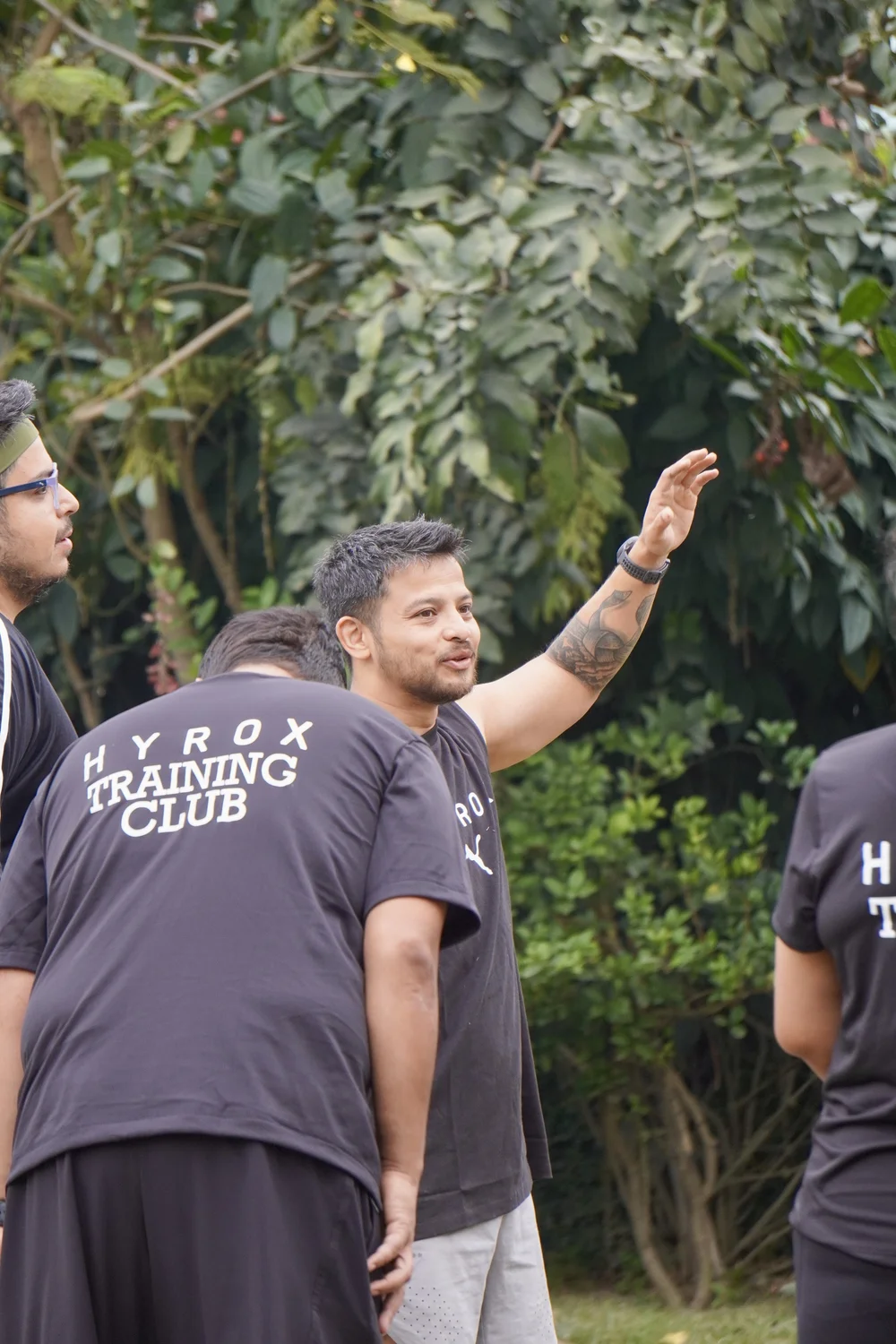 Fitness Bootcamp HYROX Training Club session at the residential camp