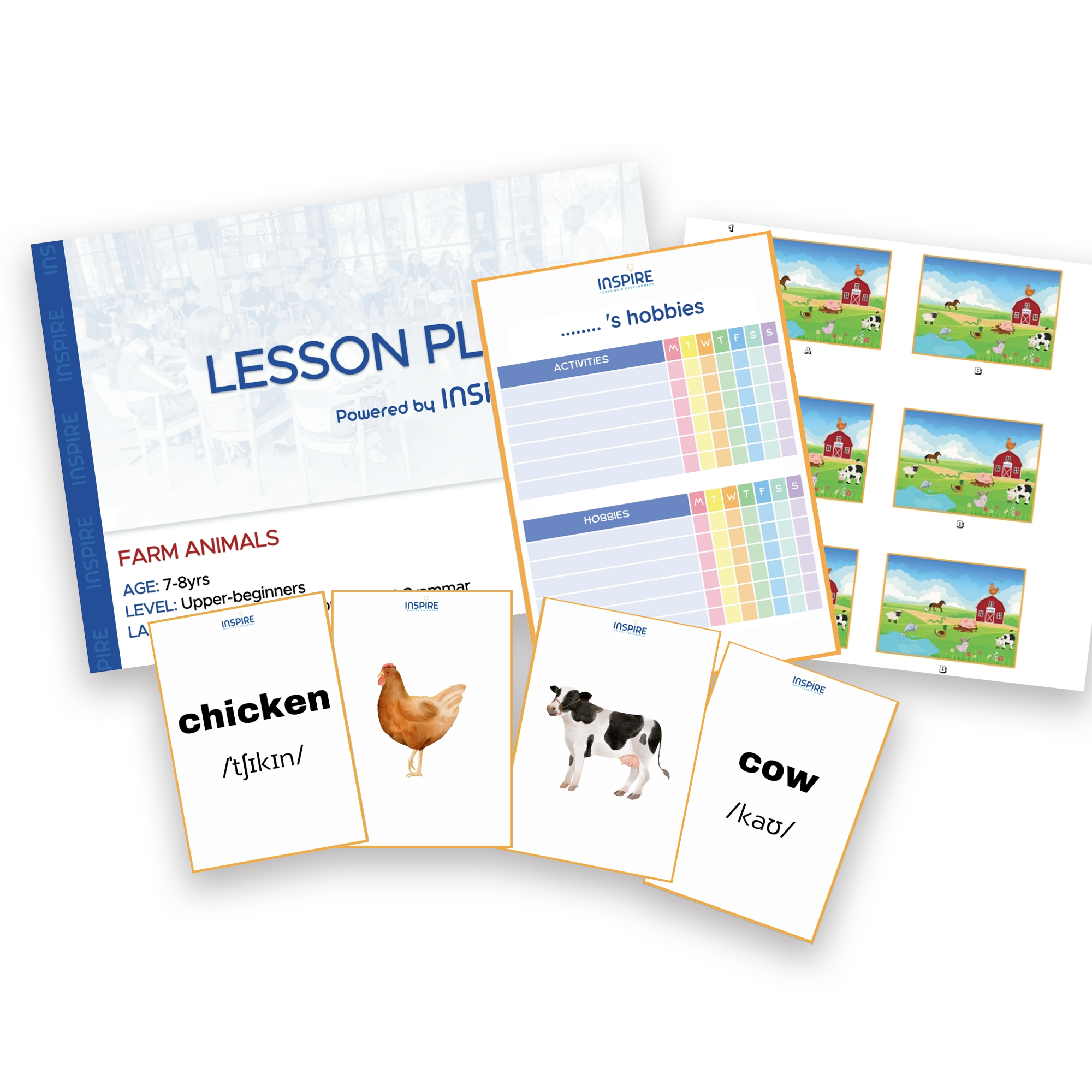 Inspire free English-teaching resource pack