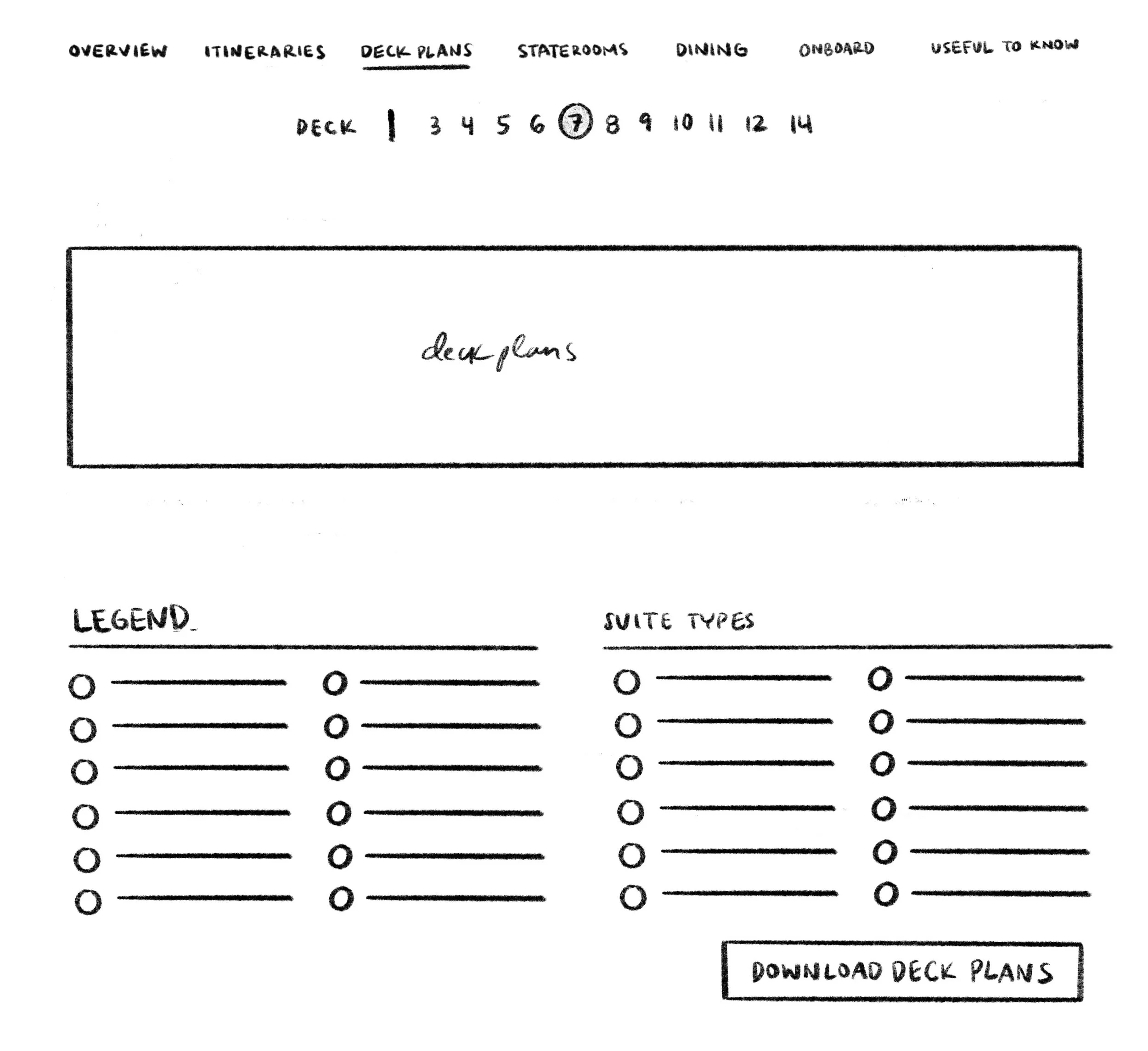 Deck plans sketch — round 3