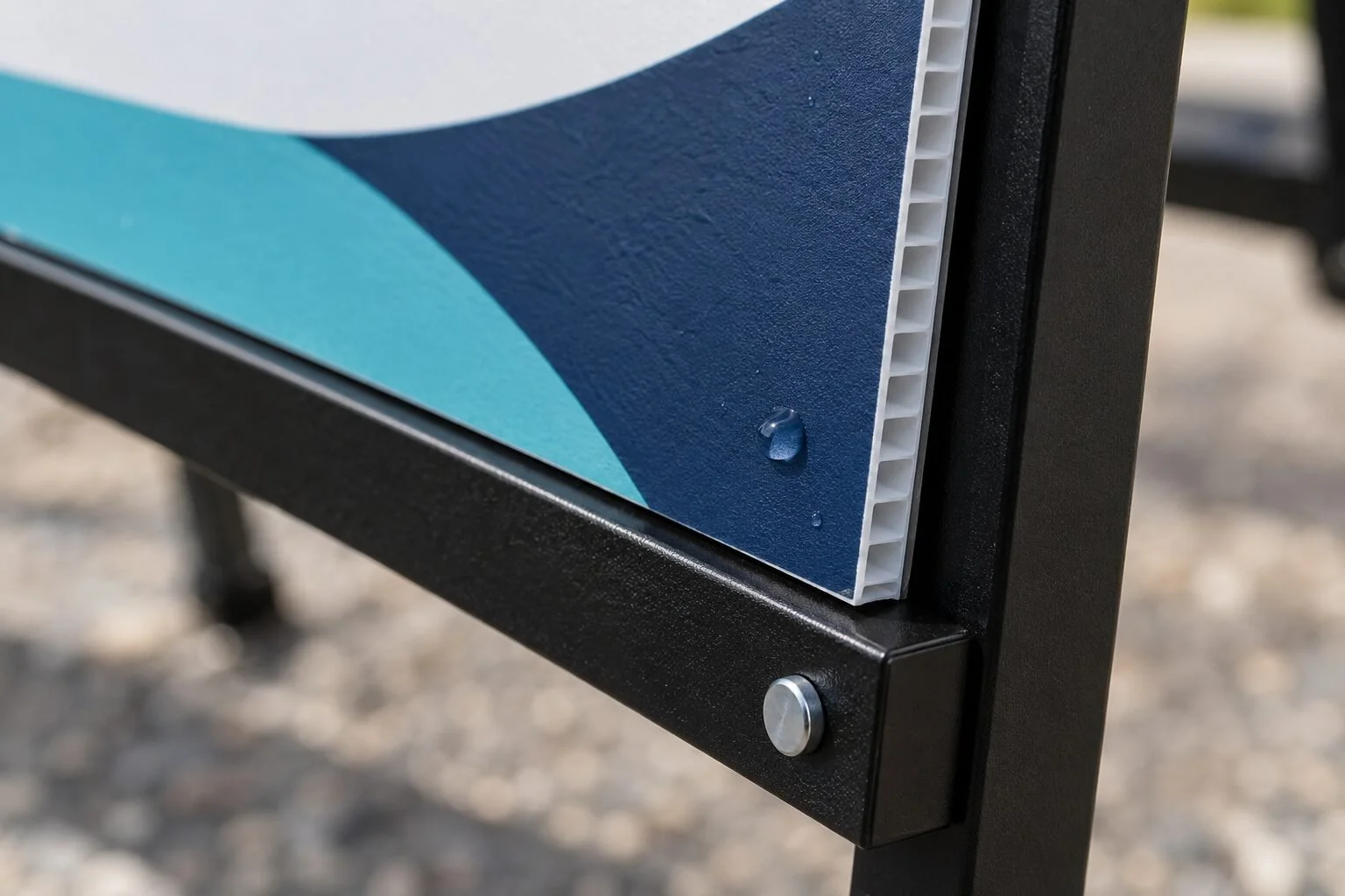 Detail of Temporary Signs