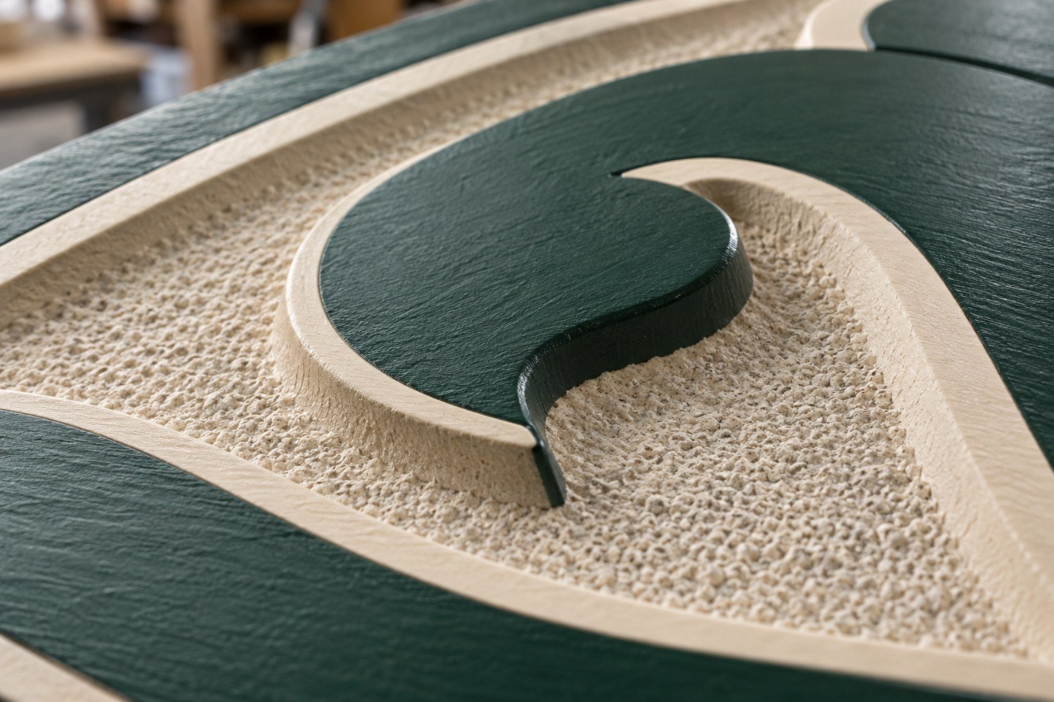 Detail of Sandblasted Signs