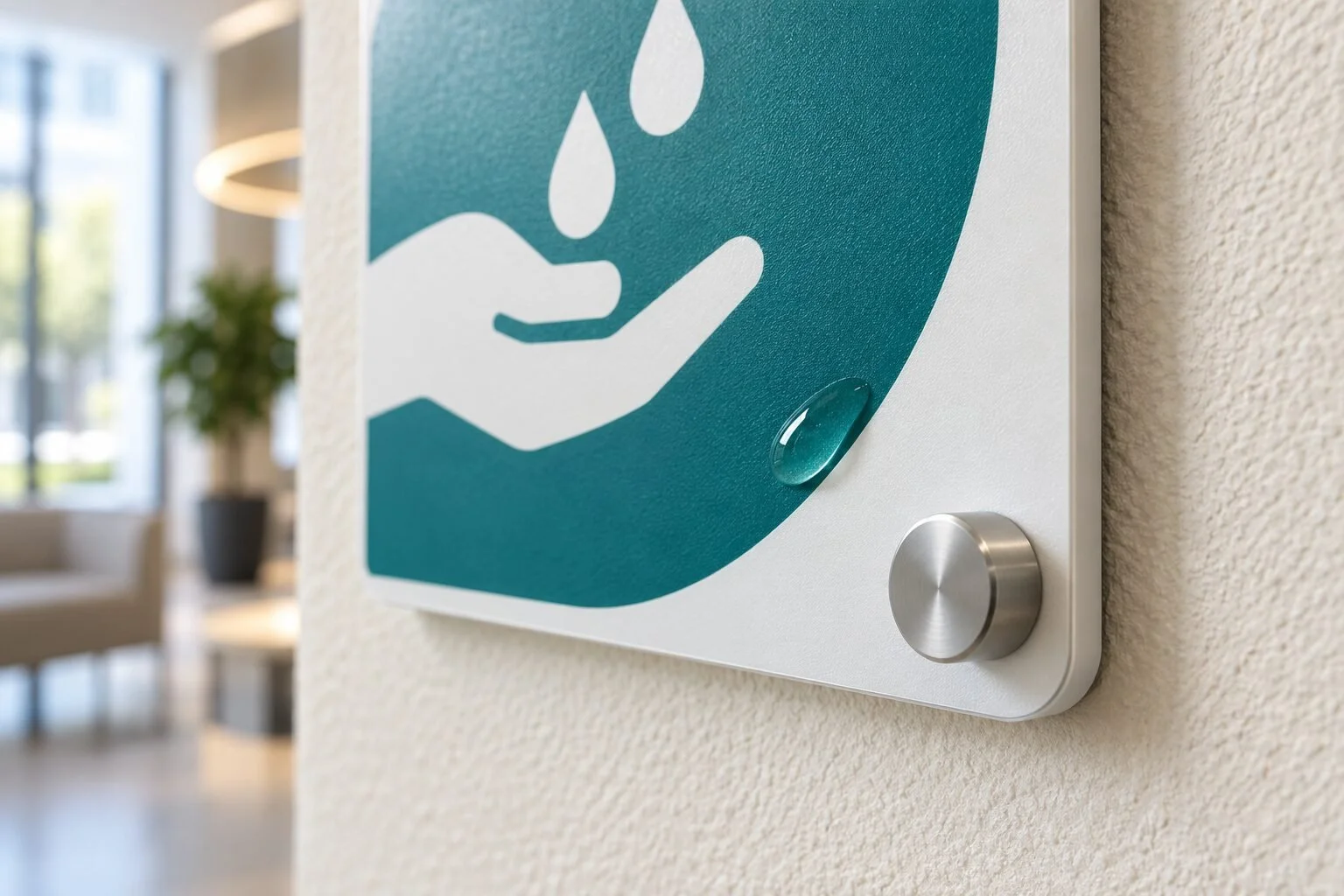 Detail of Coronavirus Signage