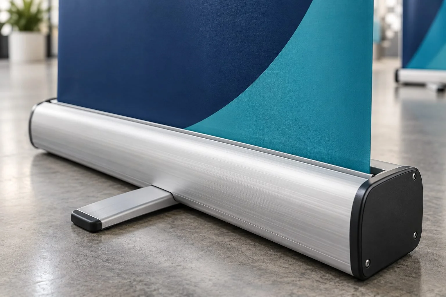 Detail of Retractable Banners