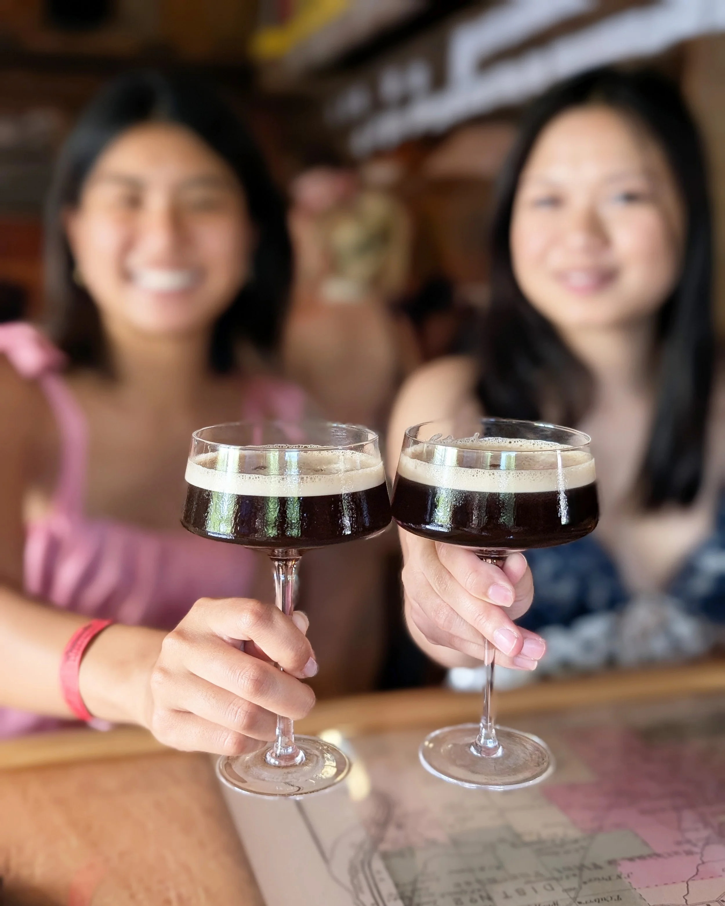 Guests enjoying specialty drinks on a Finger Lakes craft beverage tour