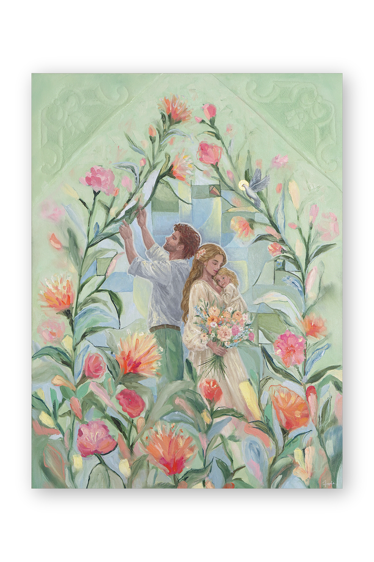 Welcome Home, christliches Kunstwerk von Natalie Ingerle