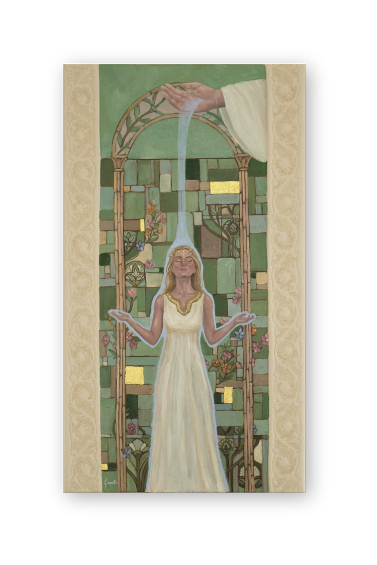 Aus Jesu Hand, christliches Kunstwerk von Natalie Ingerle