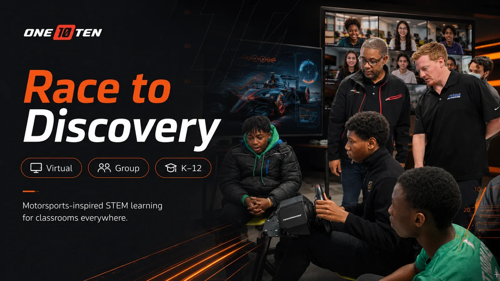 Students participating in Race to Discovery