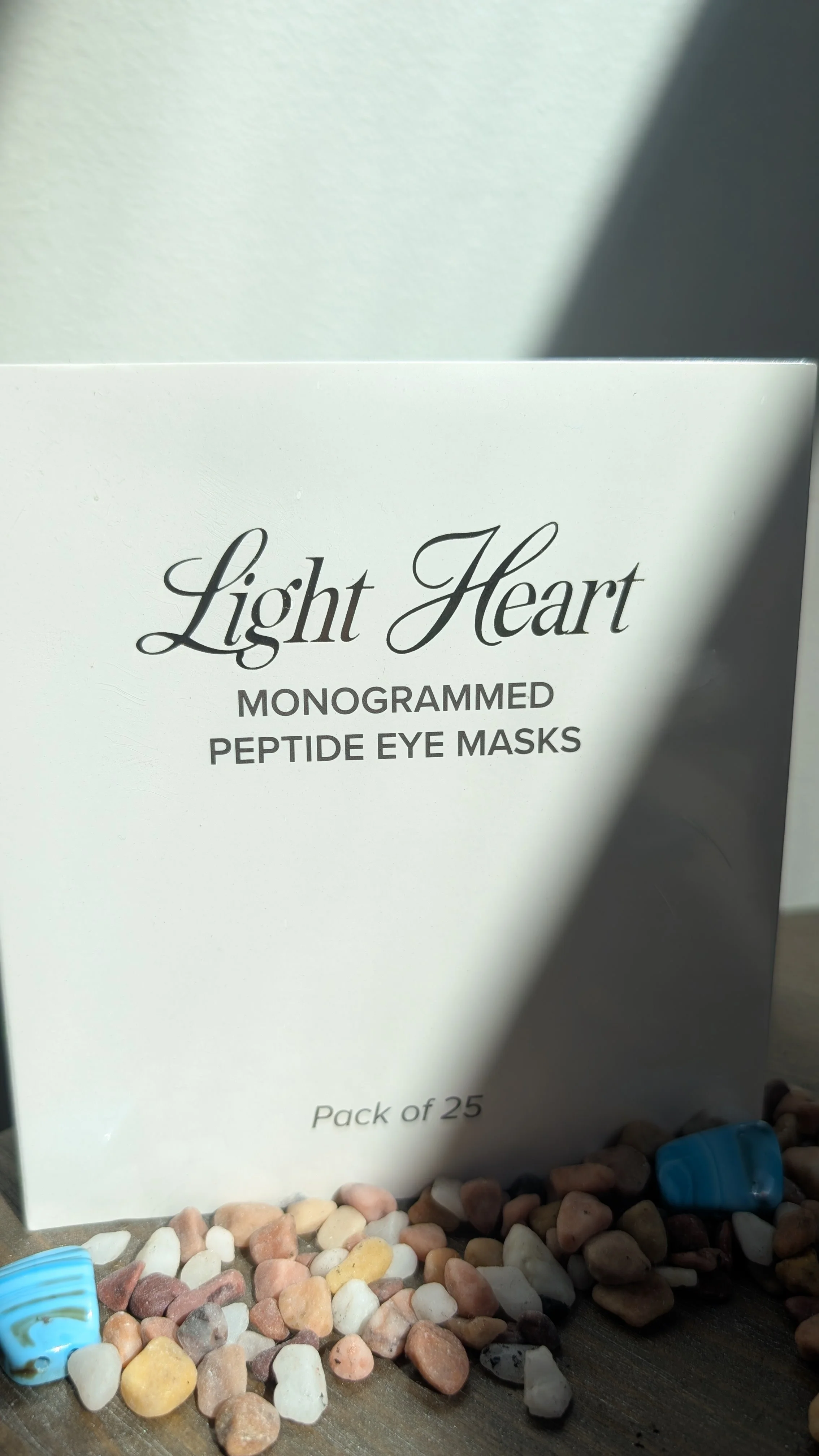 Light Heart Lash monogrammed peptide under eye masks and soothing gel pads pack of 25 at Be Bold the Salon Woods Cross Utah