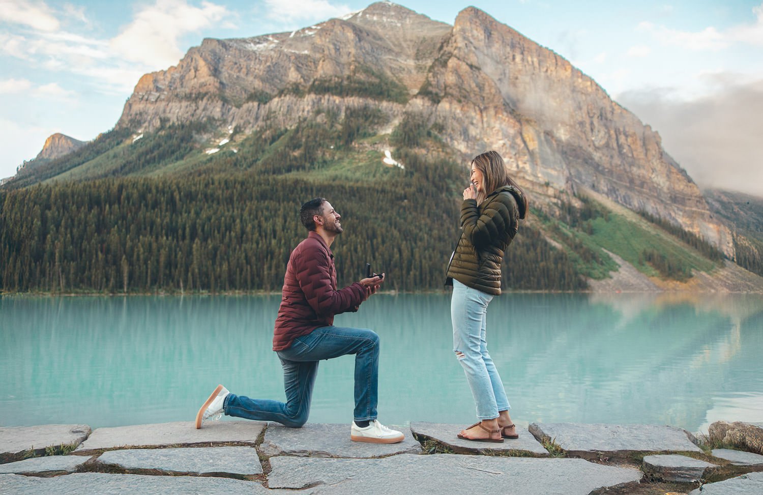 Fairview at Lake Louise in summer, surrounded by lush greenery and vibrant lake views.
