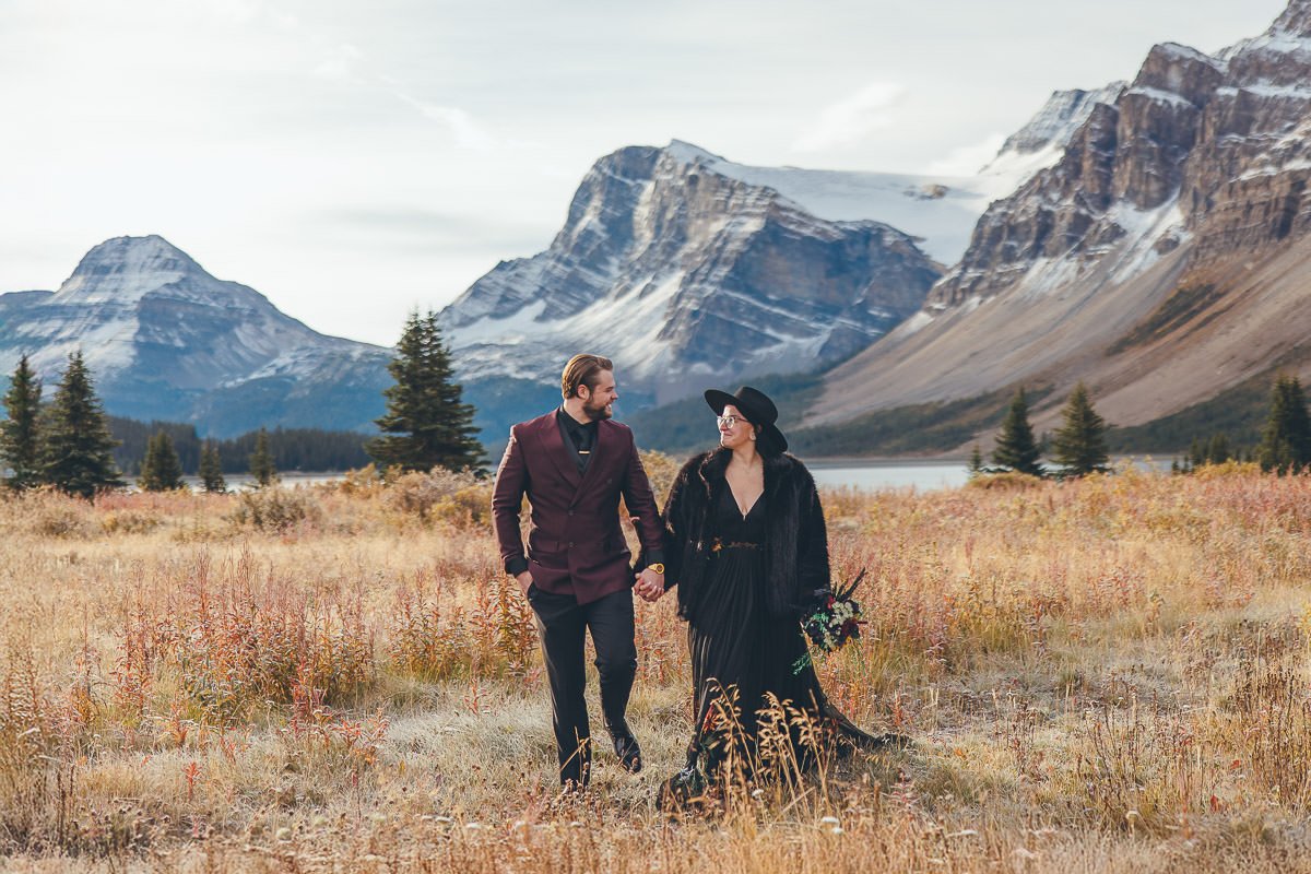 Bow Lake in Fall
