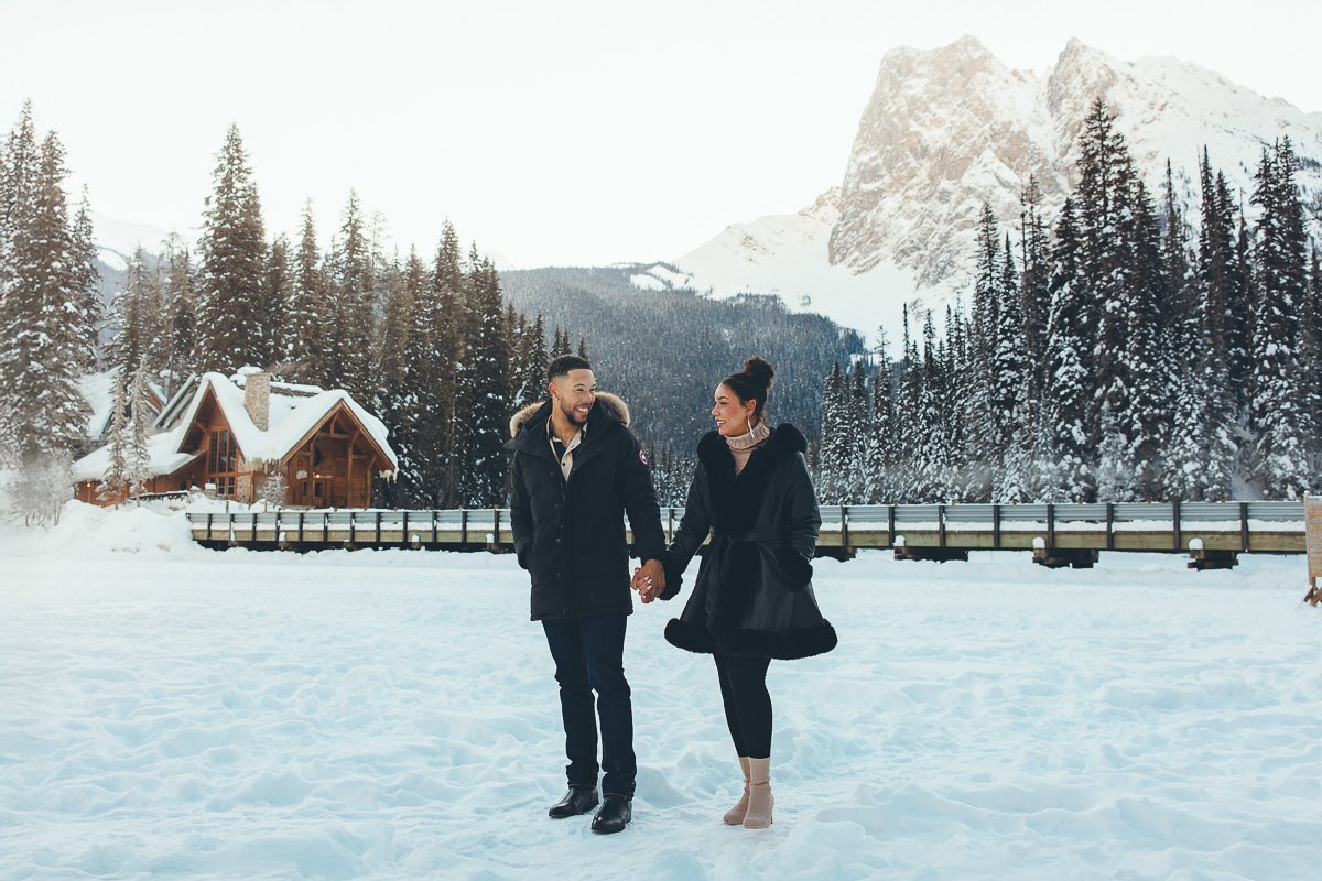 Emerald Lake in Winter