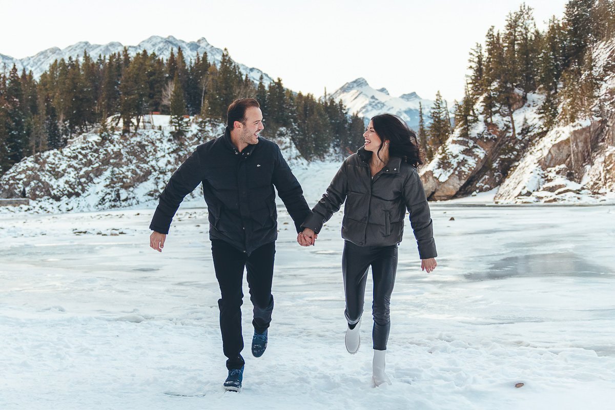 Bow Falls in Winter