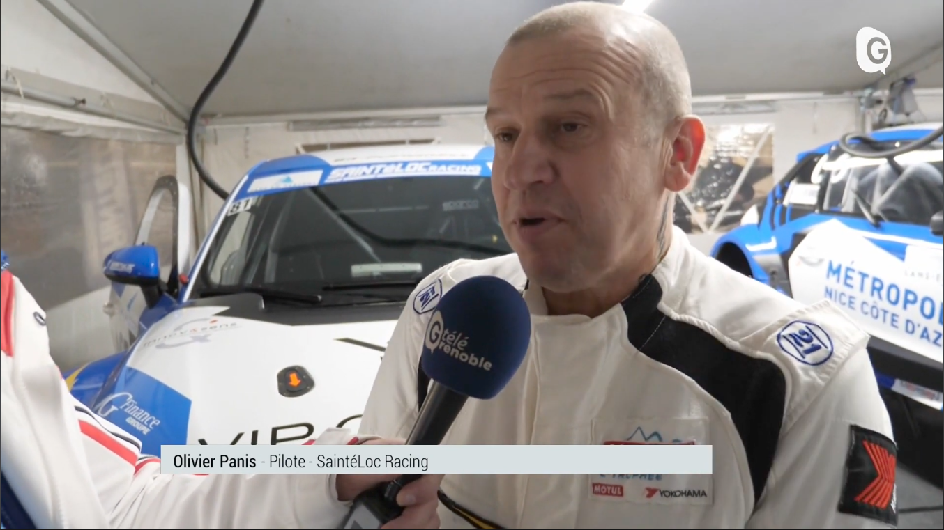 Interview Olivier Panis pilote SaintéLoc Racing au Trophée Andros — Anthony Junet vidéaste sport automobile TéléGrenoble
