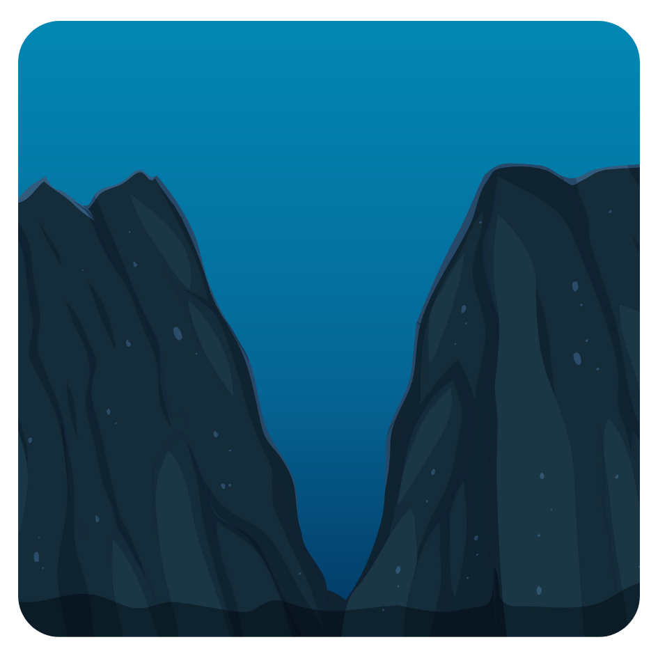 Deep ocean imagery representing the Mariana Trench