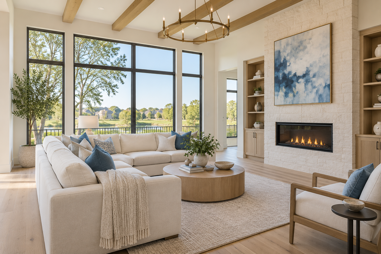 Living room interior concept