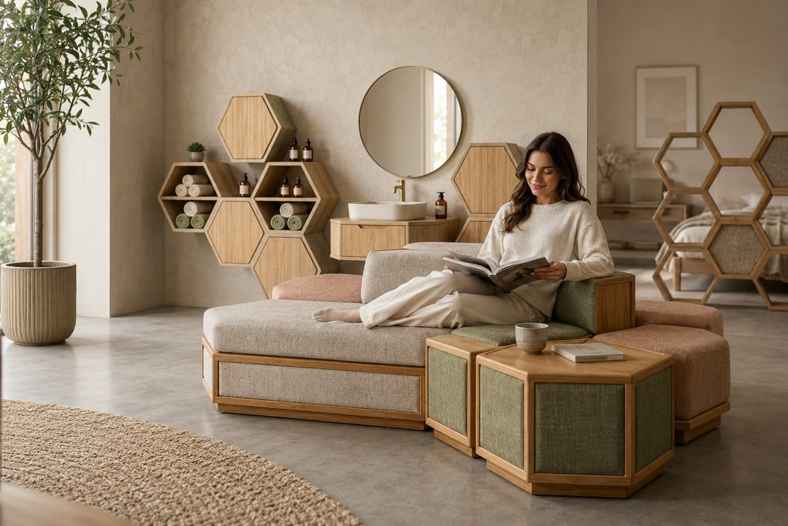Honeybee Hexagon lifestyle