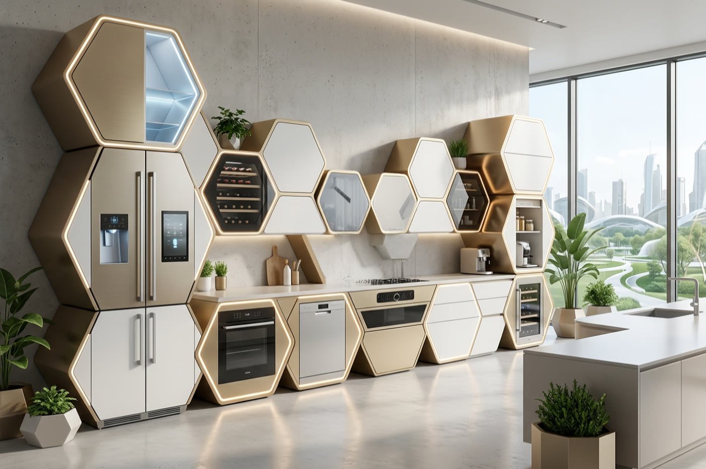 Honeybee Hexagon living system
