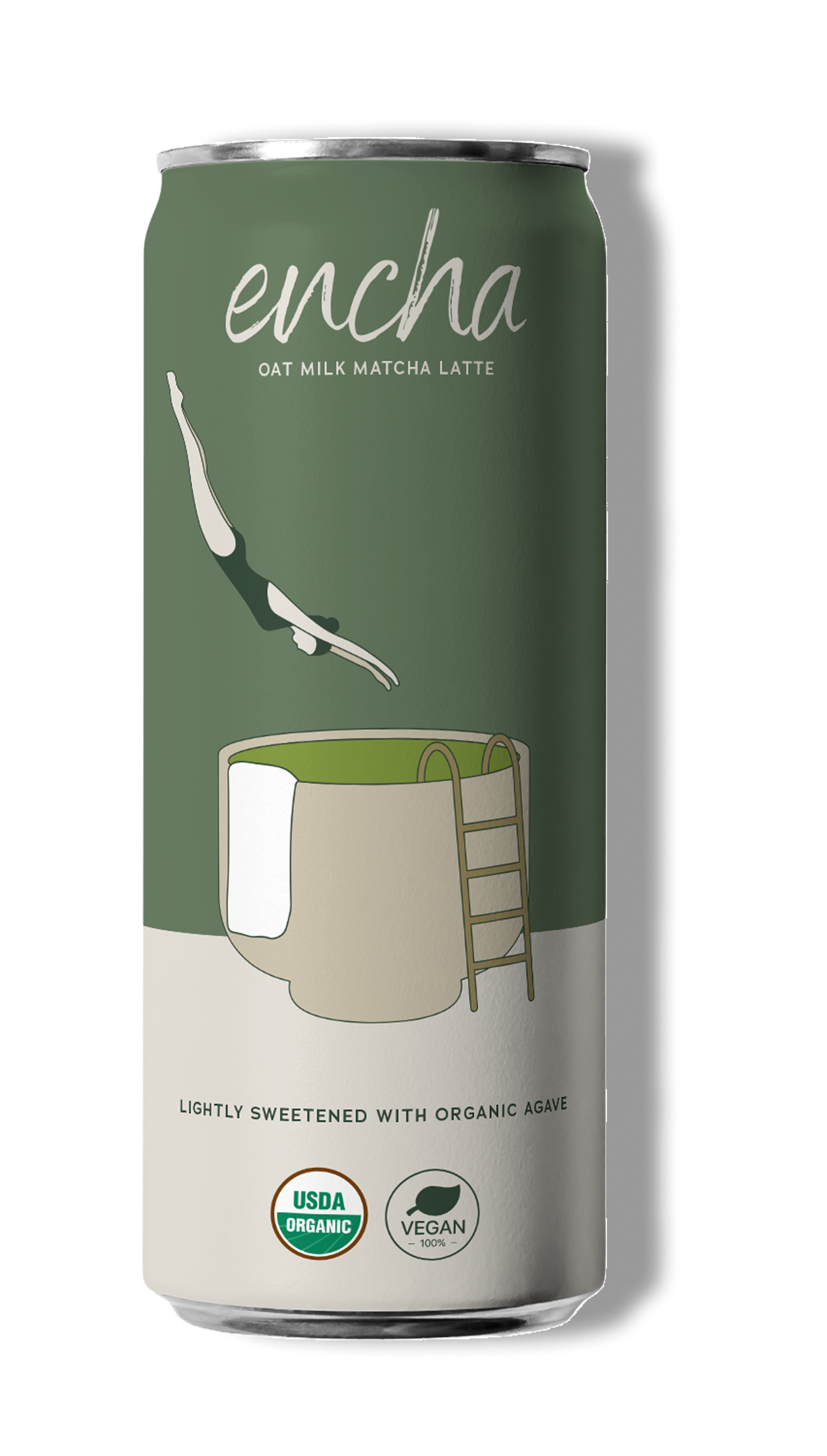 Encha — Oat Milk Matcha Latte can