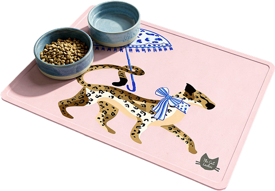 The Cat Ladies — leopard feeding mat