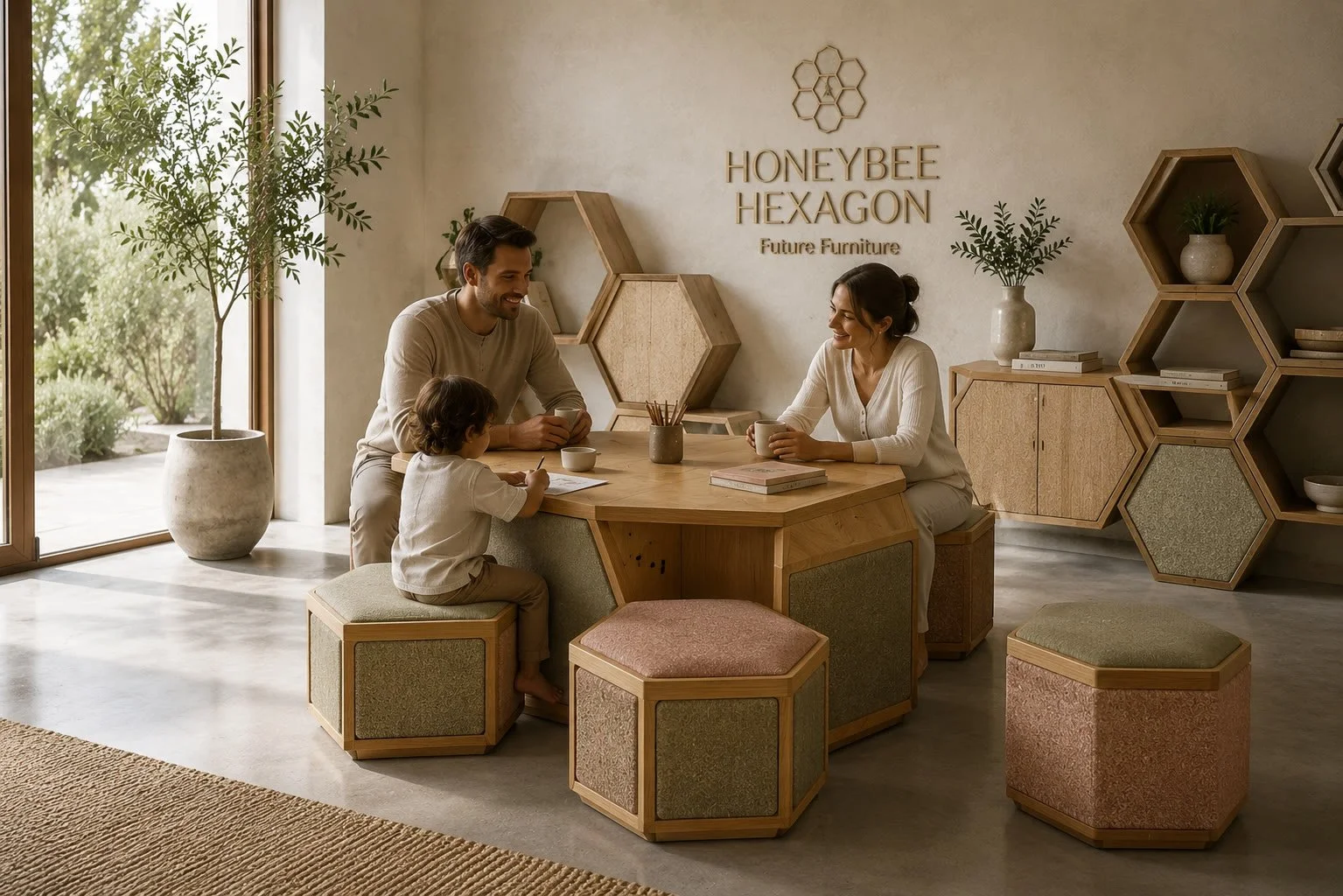 Honeybee Hexagon lifestyle