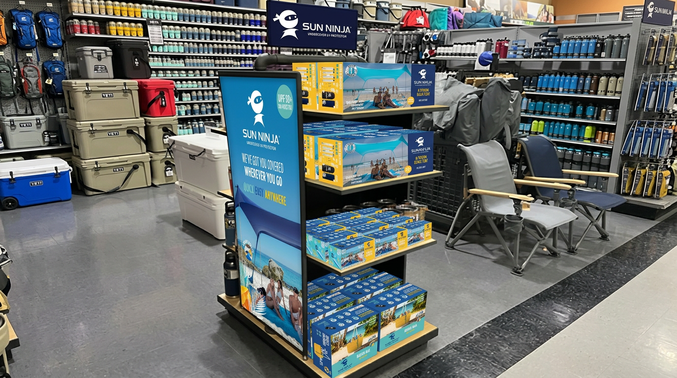 Sun Ninja retail display