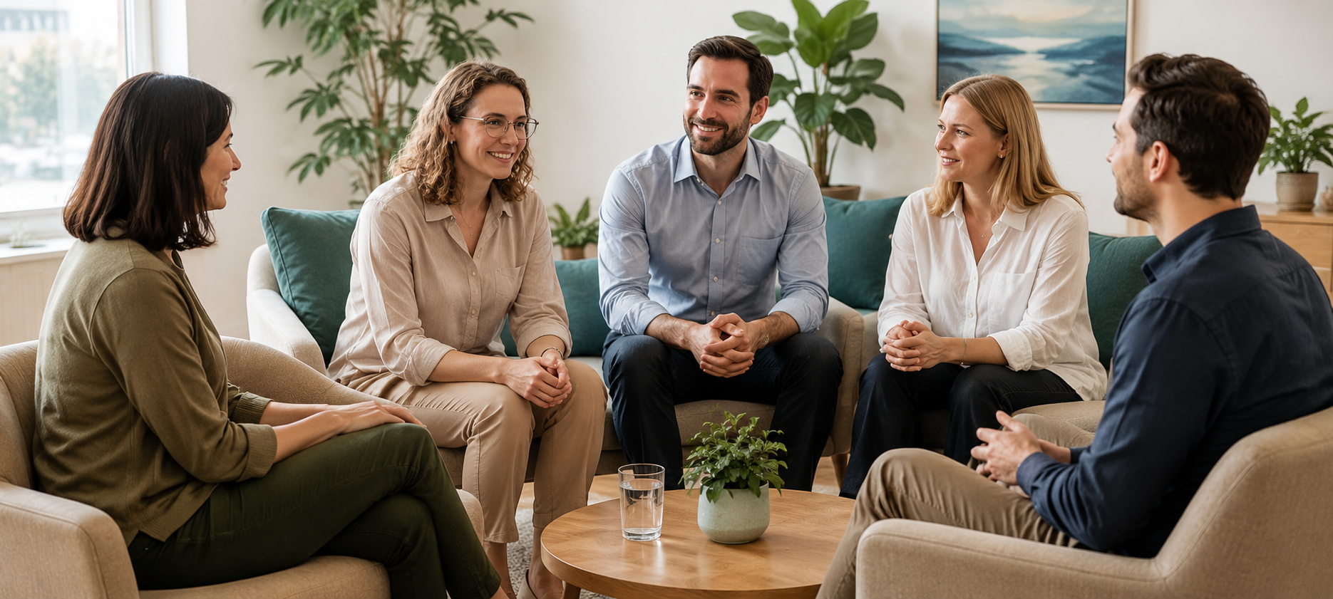 Brain Care psychology professionals having a collaborative conversation