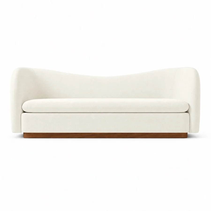 Cream sofa