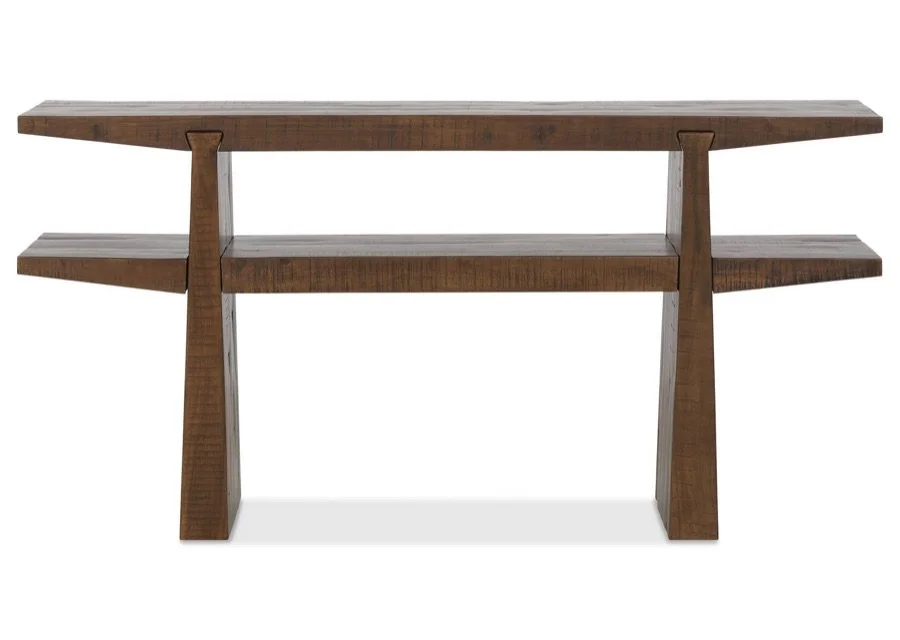 Wood console