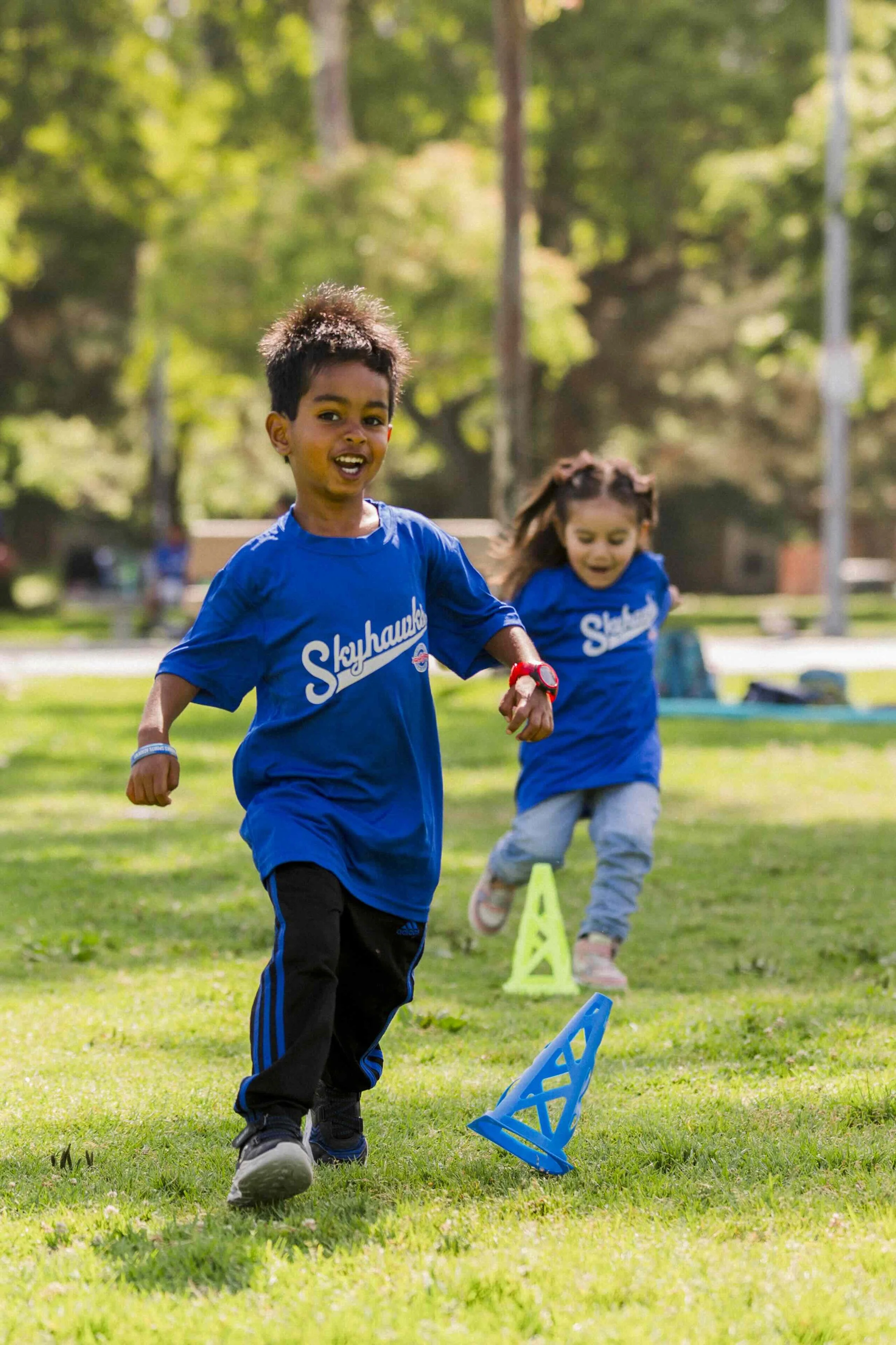 Skyhawks youth sports programming in action