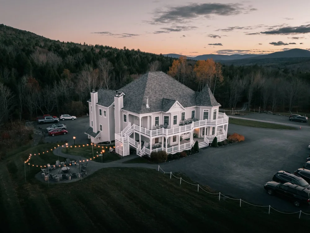 The Victorian Manor House at Windham Manor in autumn