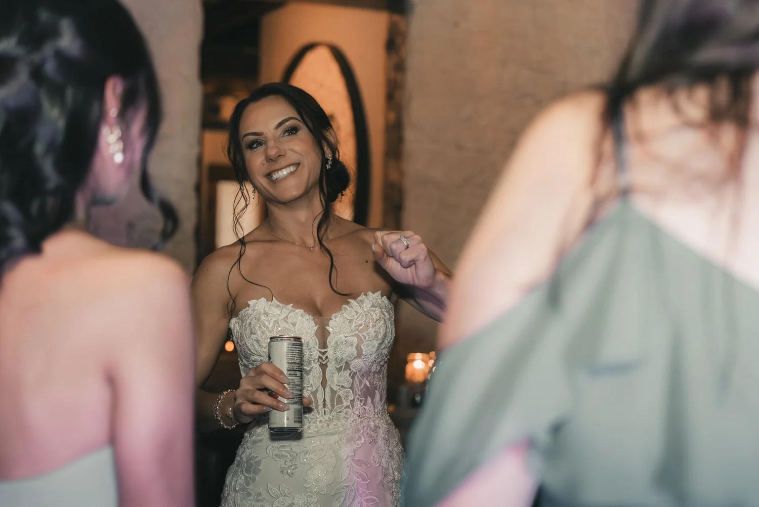 Jill smiling among guests on the dance floor at The Sinclair of Skaneateles