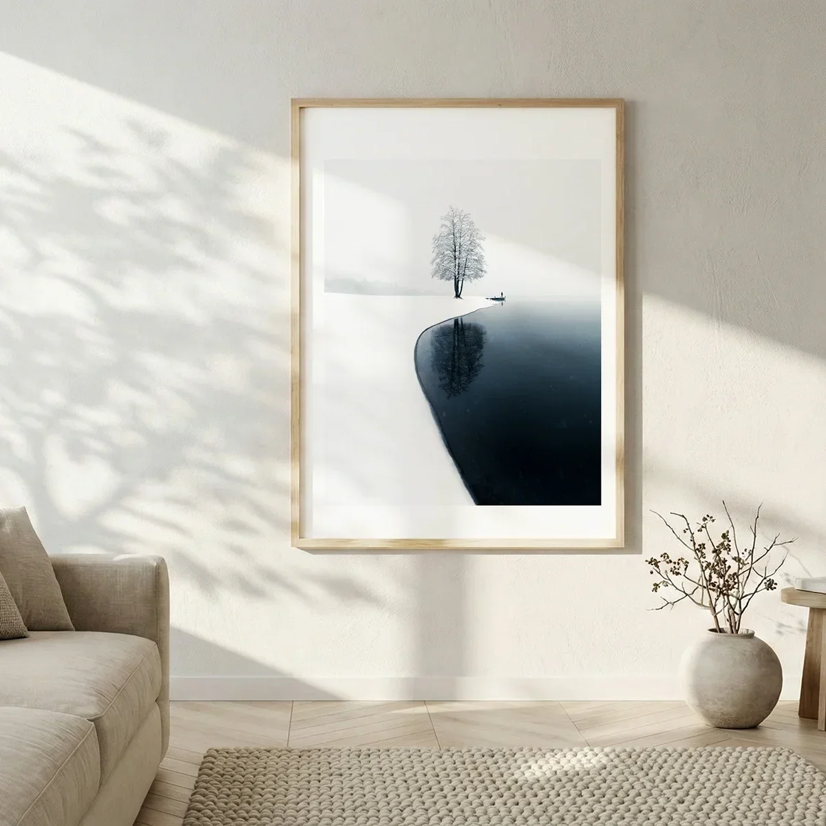 Nordic landscape photography framed as a signal of brand quality