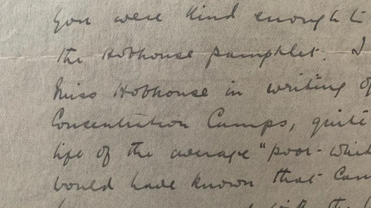 Edgar Wallace letter, signed