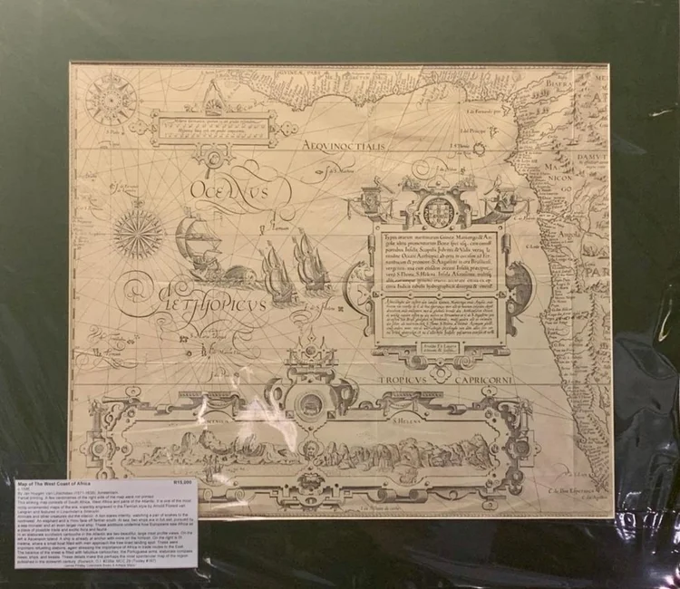 Map of the West Coast of Africa c.1596