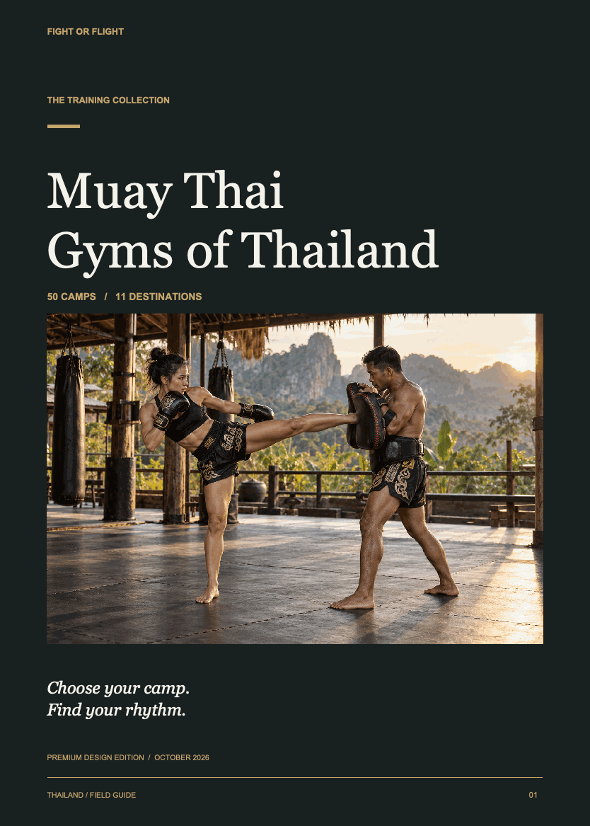 Muay Thai Gyms of Thailand - Fight or Flight ebook cover