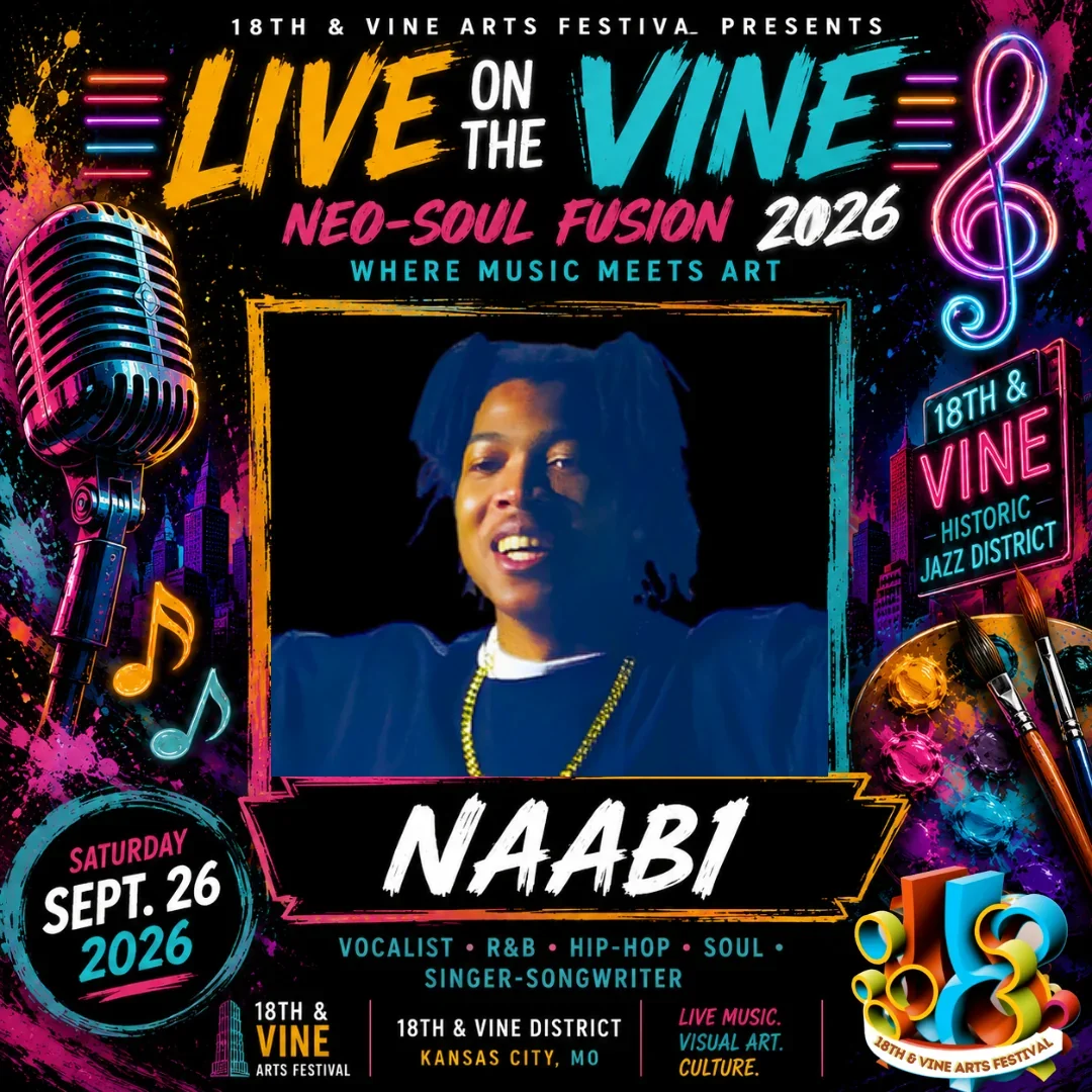 Naabi — Live on the Vine contestant festival flyer