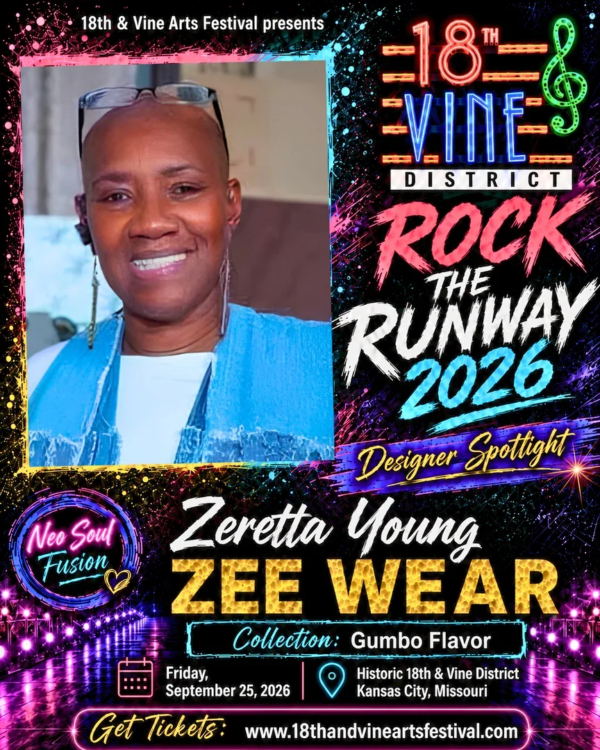 Zeretta Young — Designer Spotlight festival flyer
