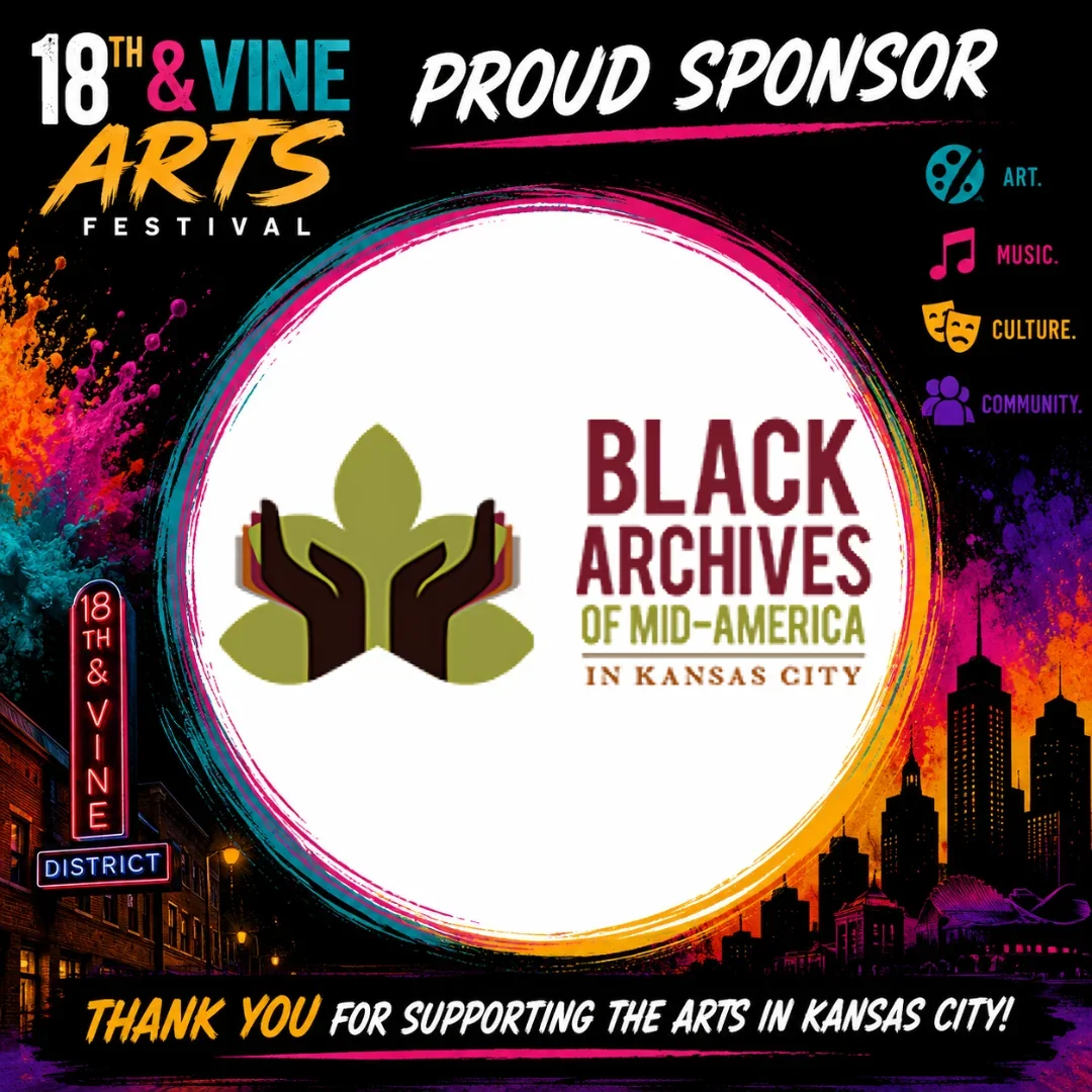 Black Archives of Mid-America in Kansas City — Proud Sponsor festival flyer