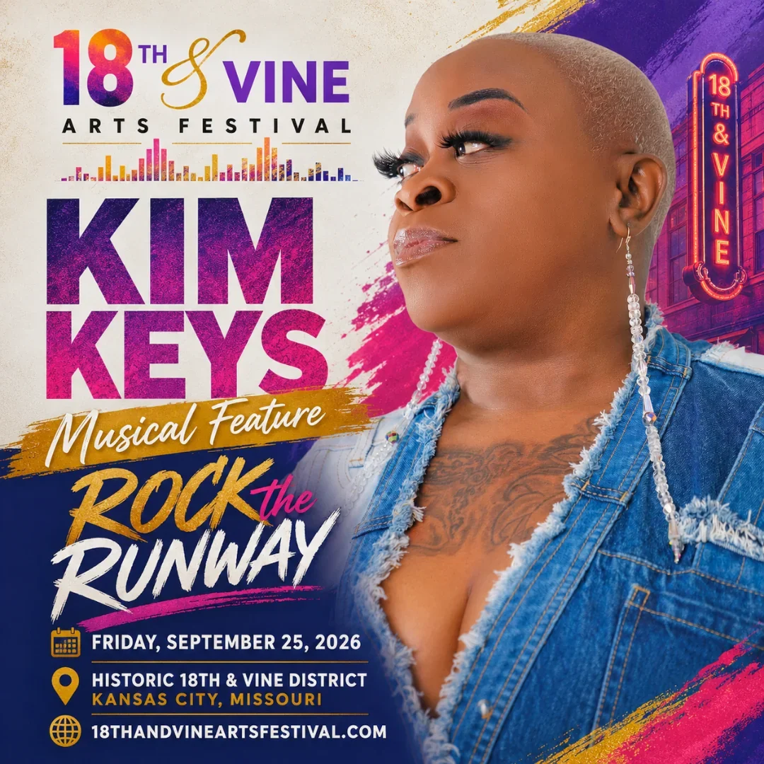 Kim Keys — Musical Feature — Rock the Runway festival flyer