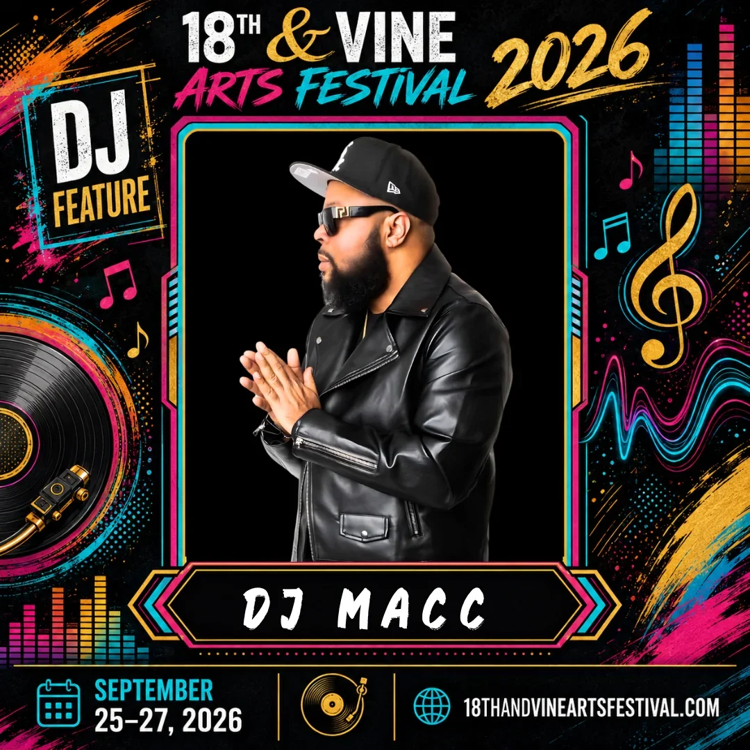 DJ Macc — DJ Feature festival flyer
