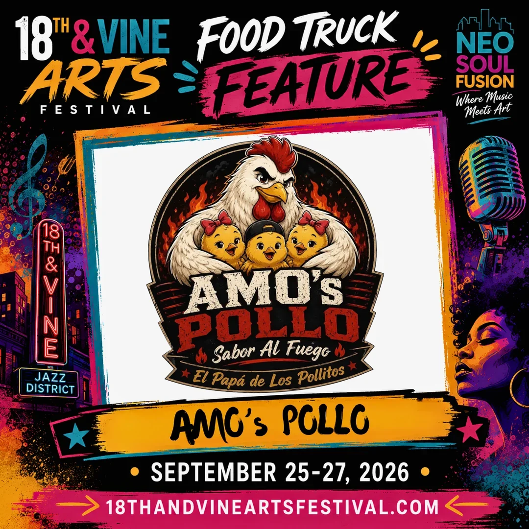 AMO's POLLO — Food Truck Feature festival flyer