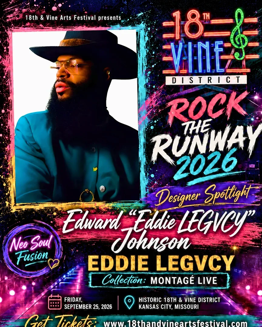 Edward Eddie LEGVCY Johnson — Designer Spotlight festival flyer